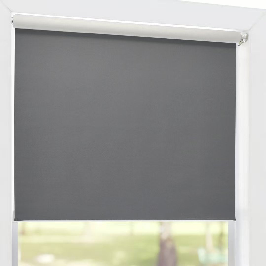 Motorized Blackout Roller Shades - 100% Light Blocking Fabric with Zero Light Leakage