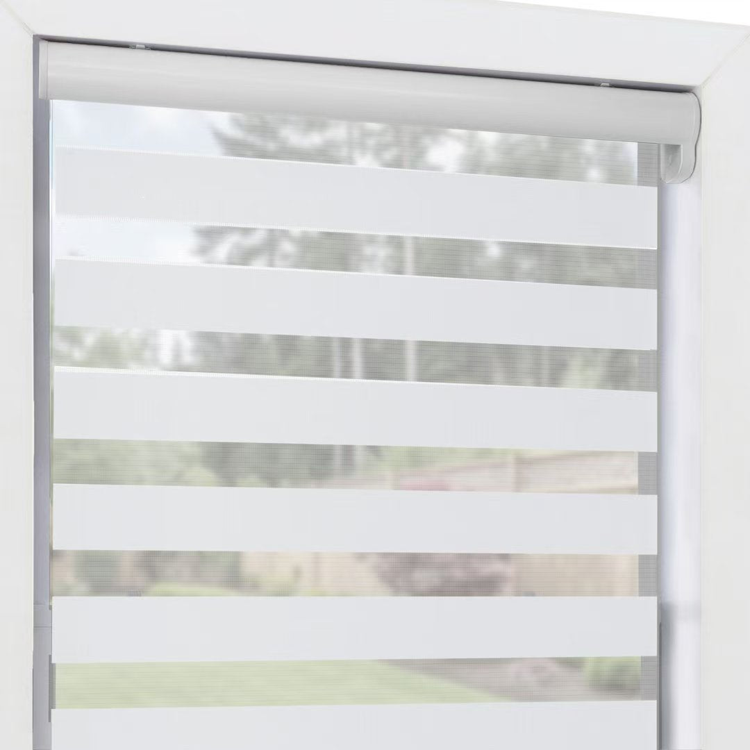 Zebra Roller Shades - Adjustable Light Filtering for Modern Interiors with Soft Lighting